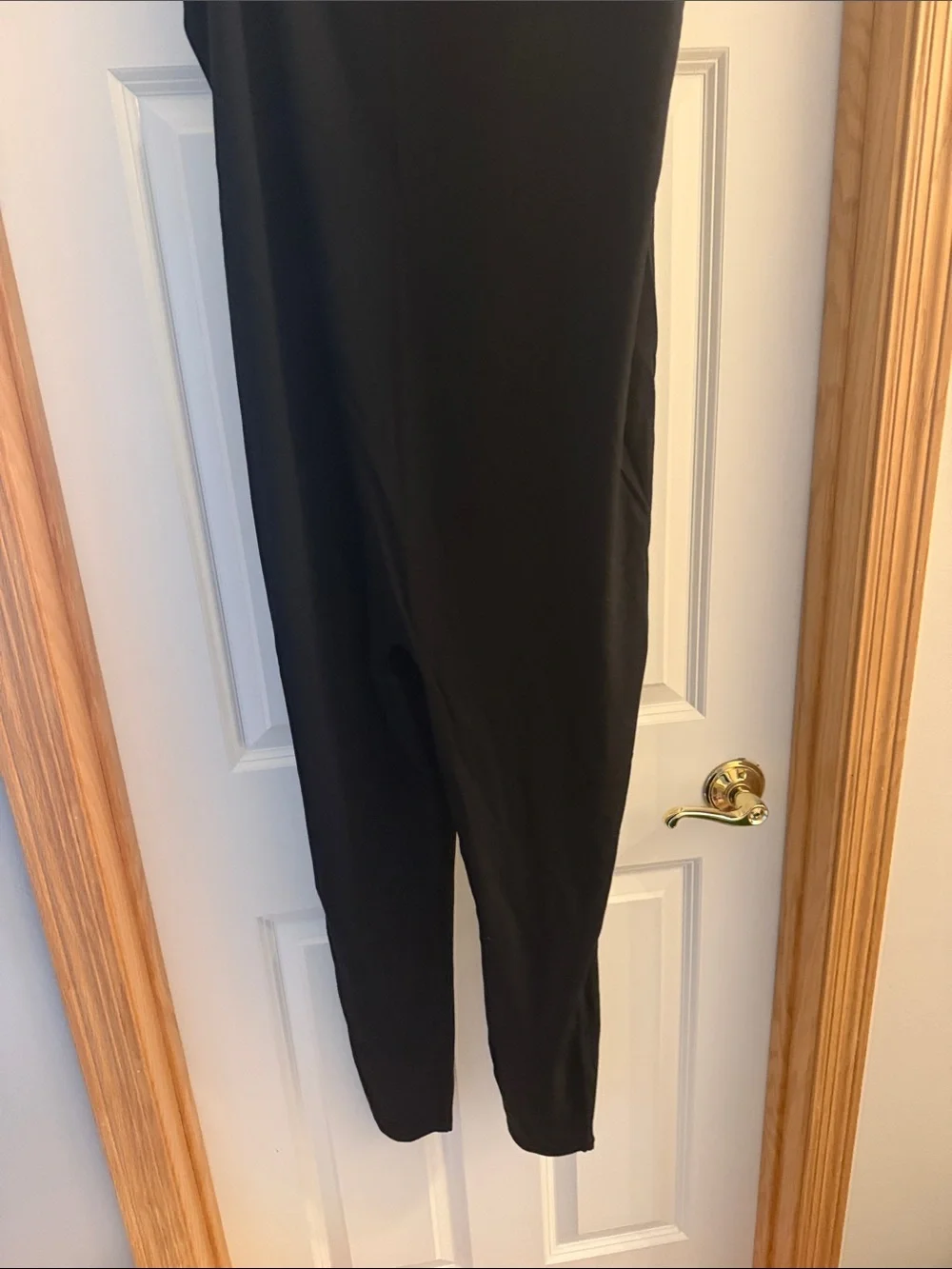 NWOT GAP Black Maternity Tank Jumpsuit - Picture 6 of 6